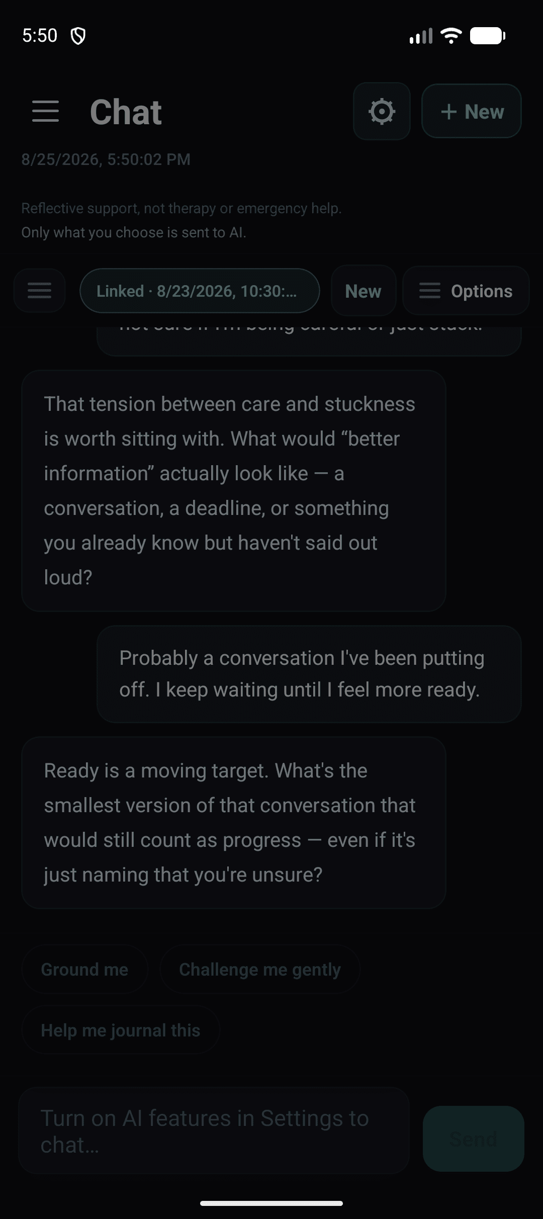 Talk it through